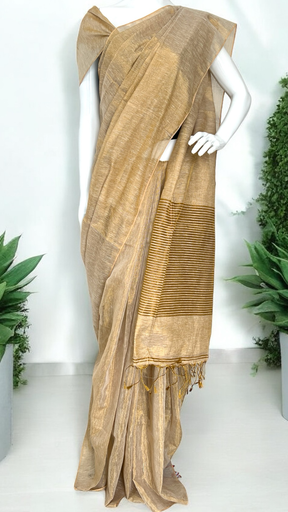 Tissue Linen Saree