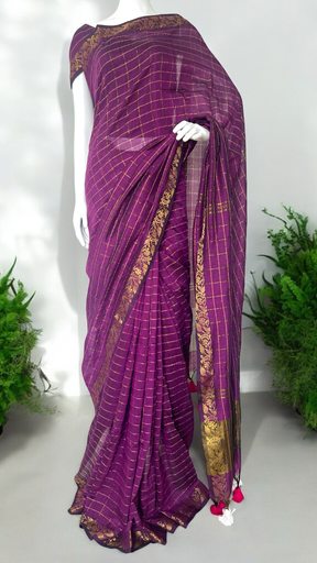 Zari Line Saree