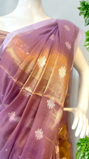 Polka Tissue Saree