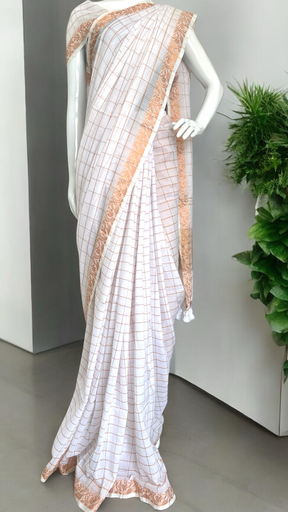 Zari Line Saree