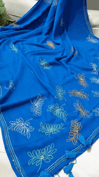 Embroidery Mulmul Saree