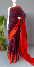 Banarasi semi silk saree