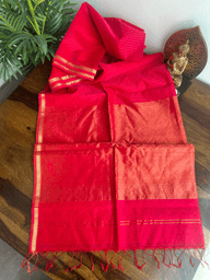 Pure Maheshwari Silk Cotton Saree