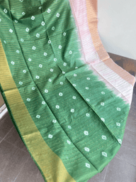 Shibori Semi Tussar Saree