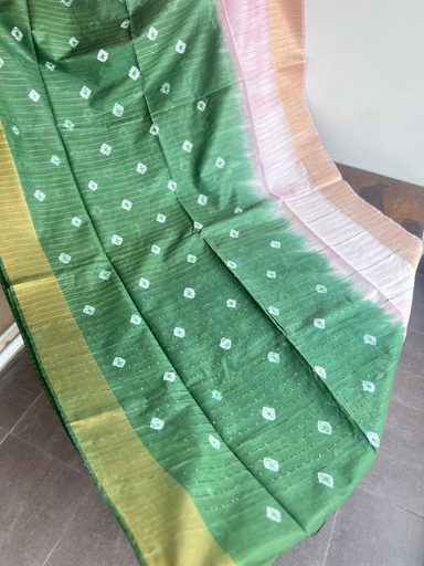 Shibori Semi Tussar Saree