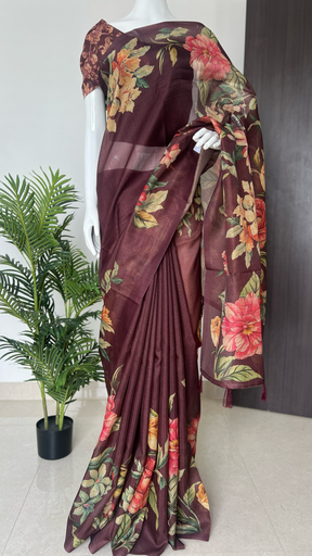 Kota Floral Saree