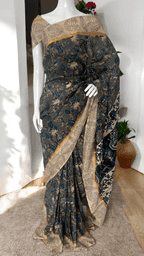 Kalamkari Chennuri Silk Saree