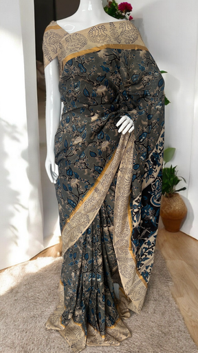 Kalamkari Chennuri Silk Saree