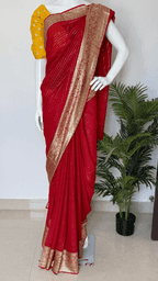 Viscose georgette Saree