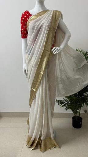 Viscose Georgette Saree
