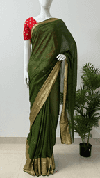 Viscose Georgette Saree