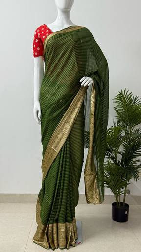 Viscose Georgette Saree
