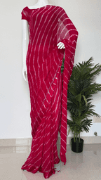 Georgette Saree with Satin border