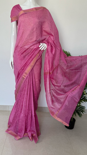 Maheshwari Saree Natural Dye