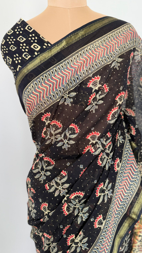 Chanderi Soft Cotton Saree image 2
