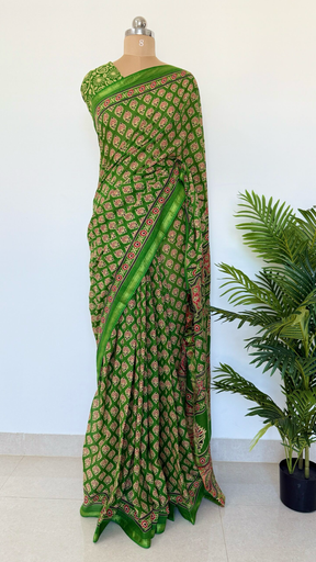 Chanderi Soft Cotton Saree