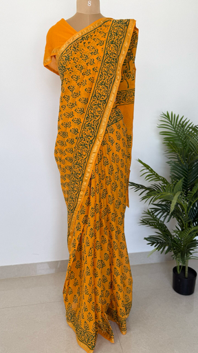 Chanderi Soft Cotton Saree