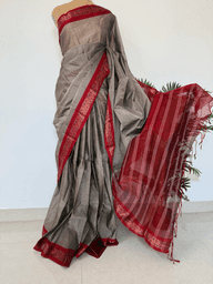 Handloom Mercerised Cotton Saree
