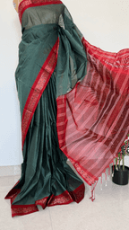 Handloom Mercerised Cotton Saree