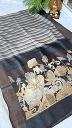 Pure Tussar Printed Saree