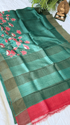 Pure Tussar Printed Saree
