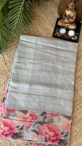 Handloom Tussar Digi Saree