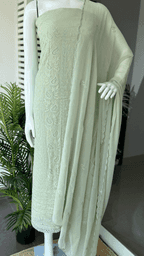 Embroidered Georgette Suit Set