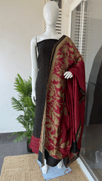 Soft Cotton Silk Suit