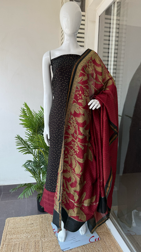 Soft Cotton Silk Suit