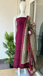 Soft Cotton Silk Suit