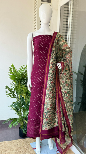 Soft Cotton Silk Suit