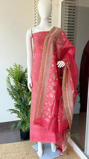Soft Cotton Silk Suit