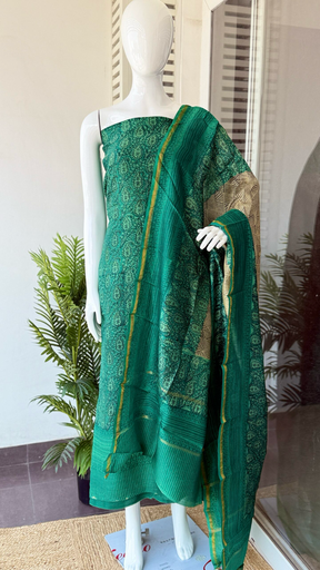 Soft Cotton Silk Suit