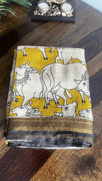 Pichwai cow Yellow