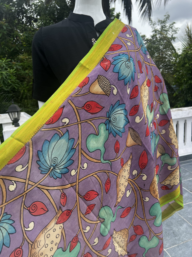 Pen Kalamkari Dupatta