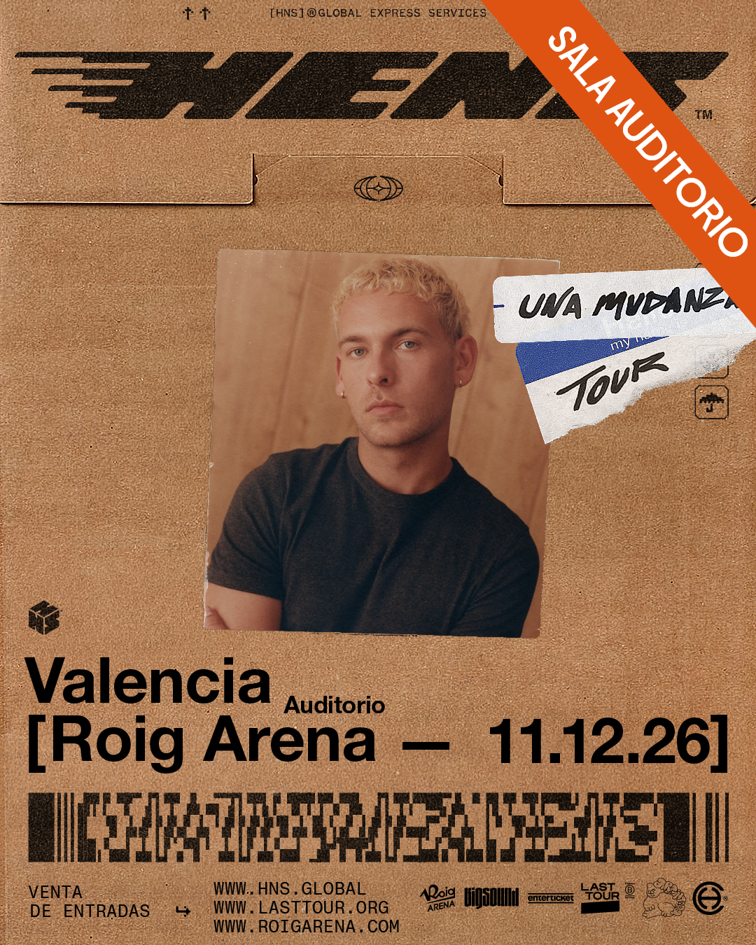 Hens en concierto: Una Mudanza Tour en Roig Arena, Valencia