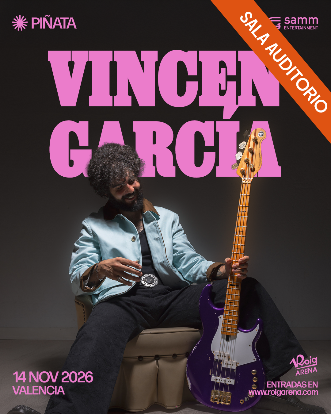 Vincen García en Sala Auditorio Roig Arena