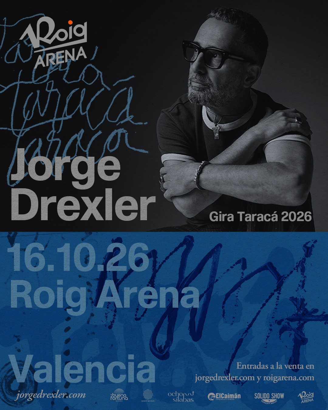 Jorge Drexler en concierto: Gira Taracá en el Roig Arena