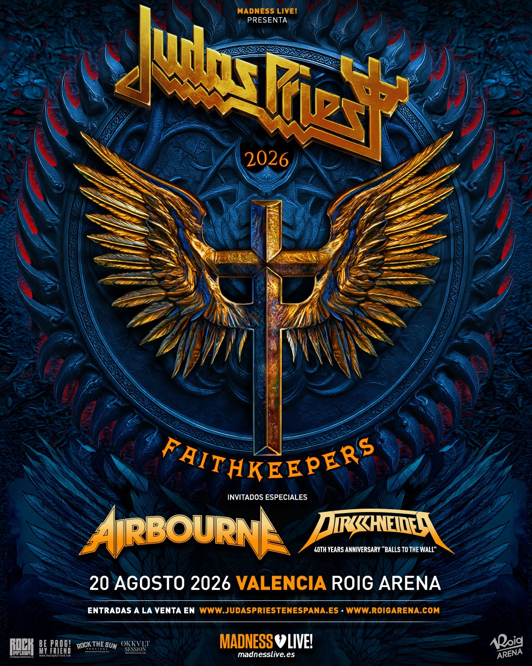 Judas Priest en Roig Arena: Faithkeepers Tour 2026