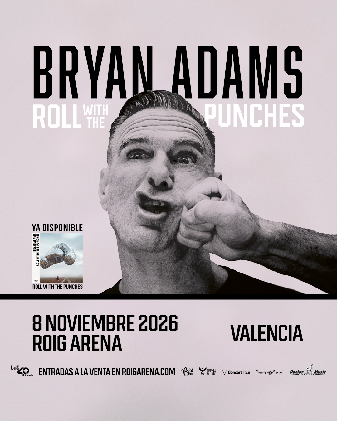 Bryan Adams en concierto: Roll with the Punches - Roig Arena