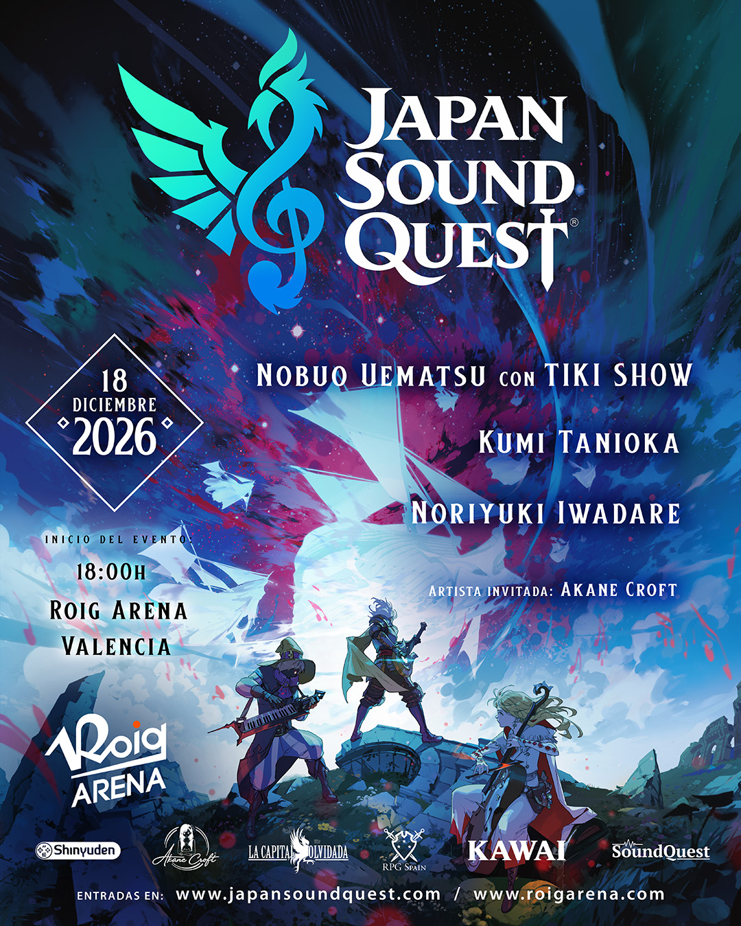 Japan Sound Quest: Festival de Música de Videojuegos Japoneses en Roig Arena