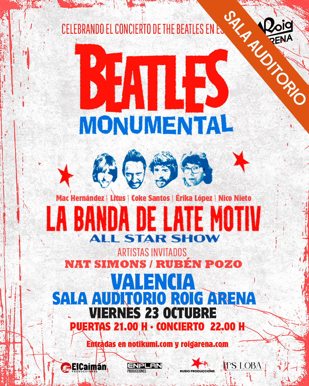 Beatles Monumental - La Banda del Late Motiv en Roig Arena