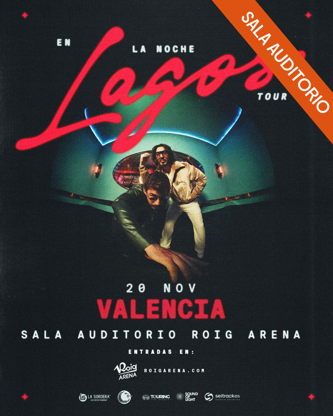 Lagos en Valencia: Tour 2026 en Roig Arena