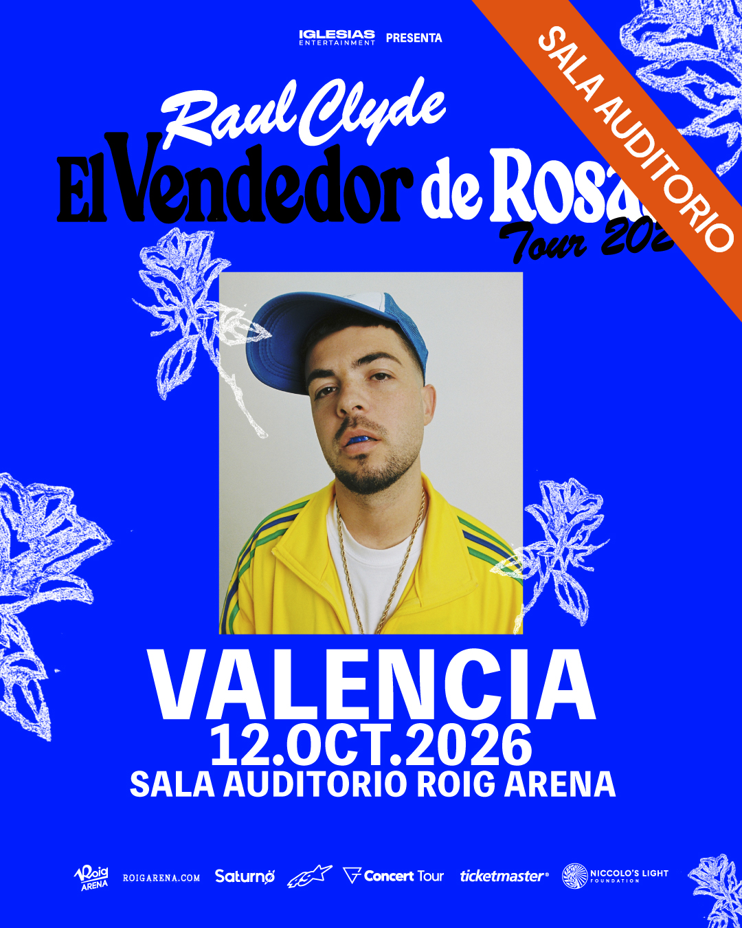 Raúl Clyde presenta 'El Vendedor de Rosas Tour' en la Sala Auditorio Roig Arena