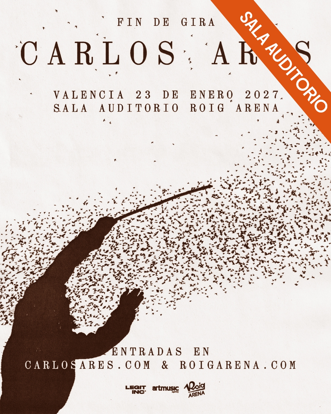 Carlos Ares cierra su gira en la Sala Auditorio del Roig Arena