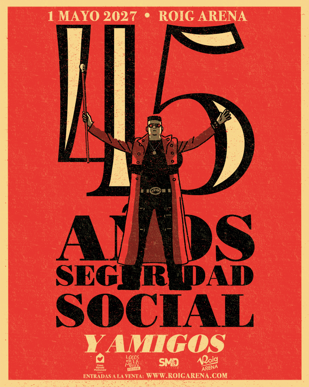 Seguridad Social y Amigos: 45 años de rock en Roig Arena