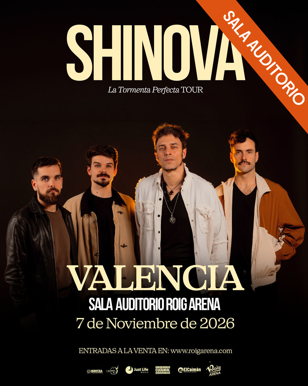 Shinova en concierto: La Tormenta Perfecta Tour 2026 en Roig Arena