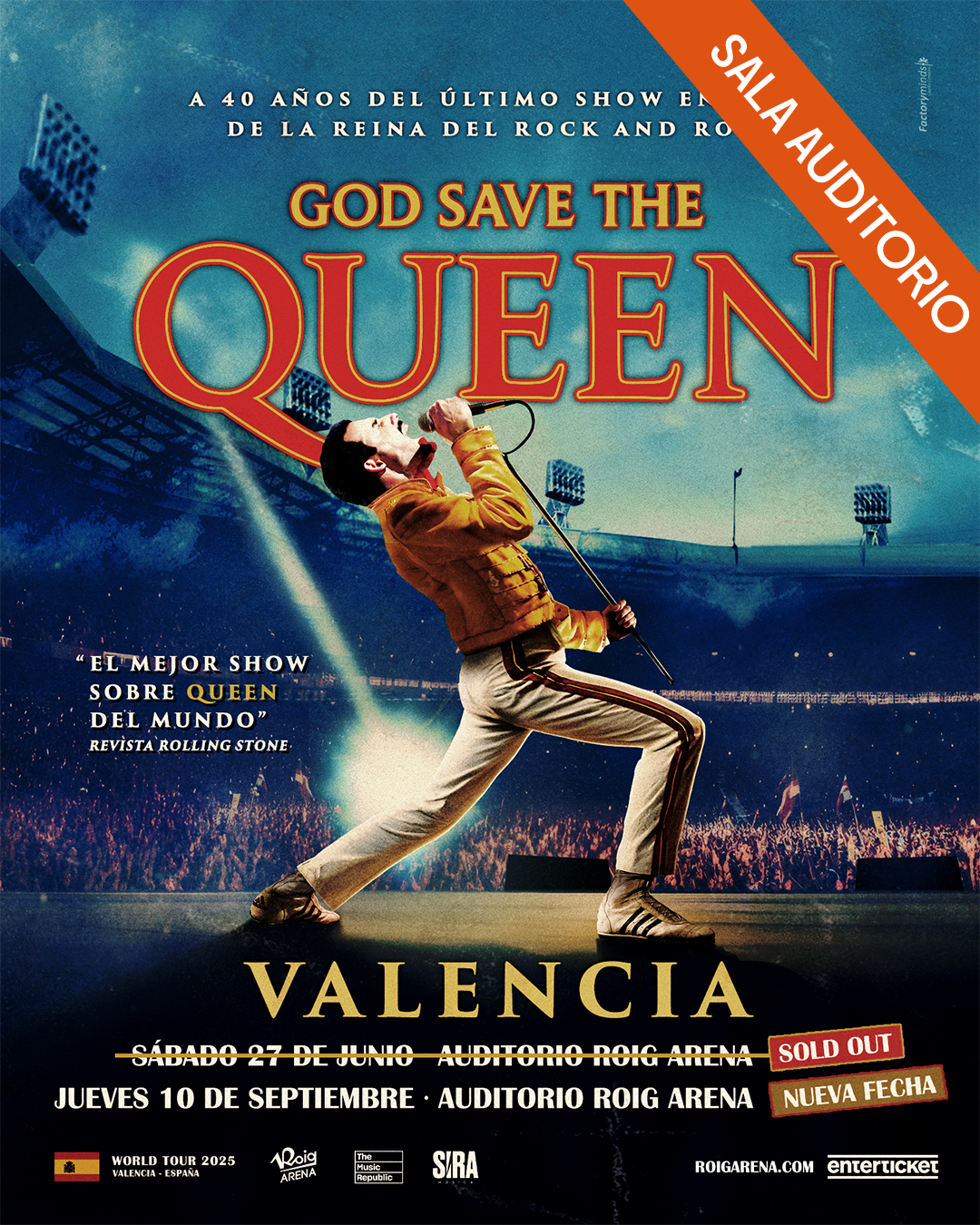 God Save the Queen: el tributo definitivo a Queen en Roig Arena