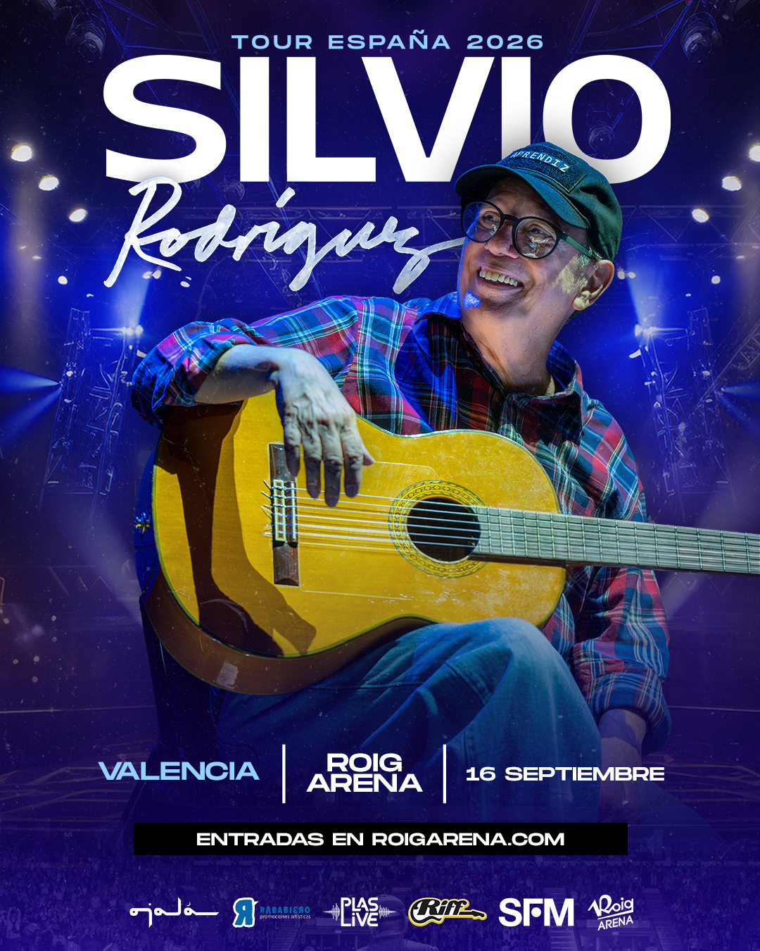 Silvio Rodríguez en concierto: Tour España 2026 en Valencia