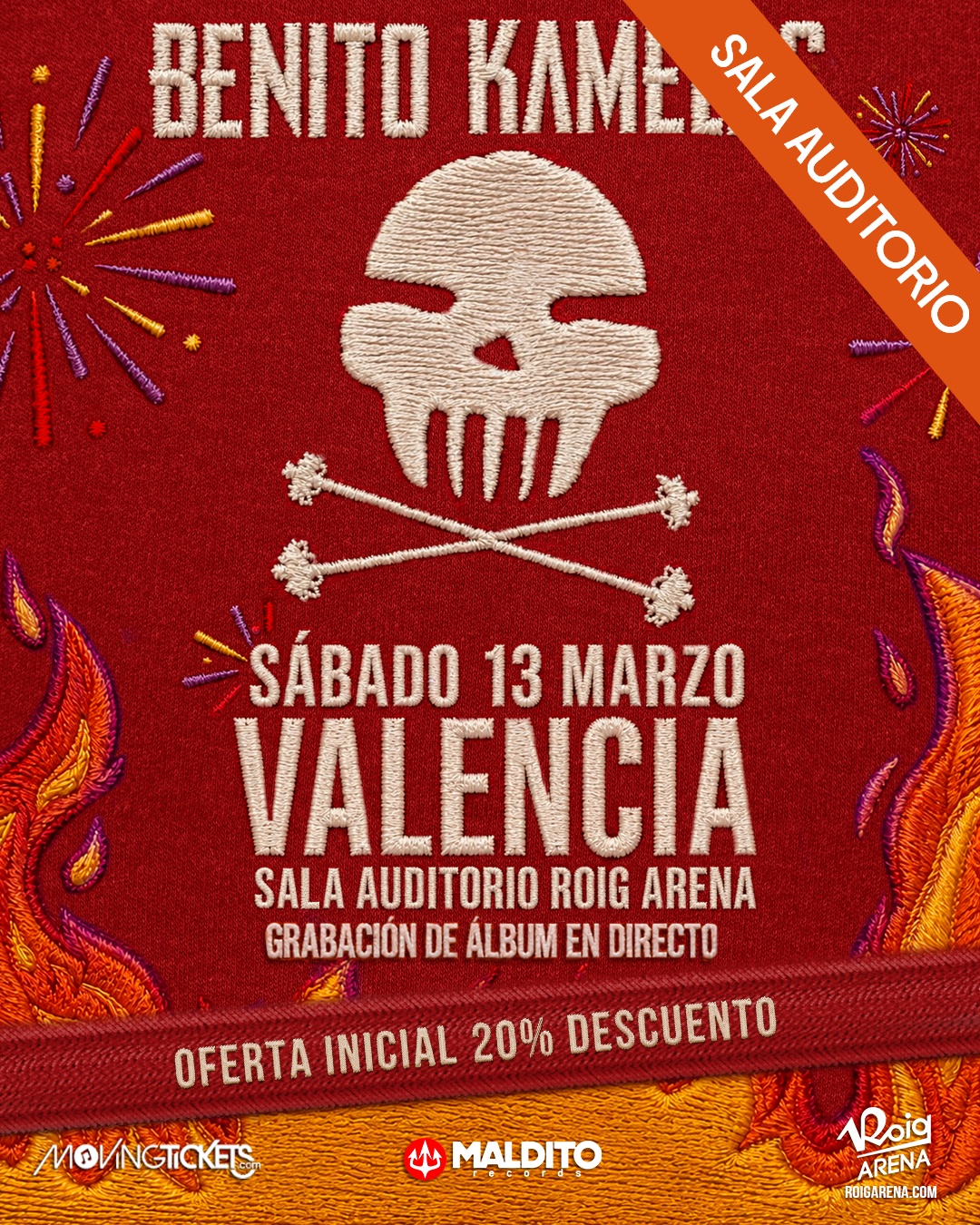 Benito Kamelas celebra su 30 aniversario en el Roig Arena de Valencia